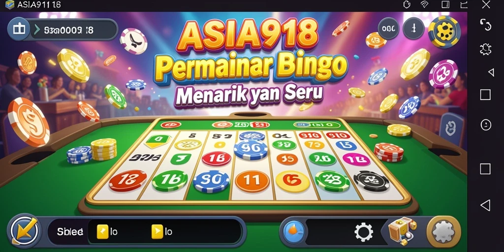 Screenshot gameplay Bingo ASIA918 yang seru dan menegangkan.