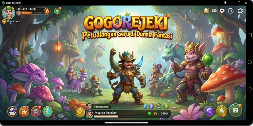 Gameplay seru GOGOREJEKI dengan tantangan menarik.