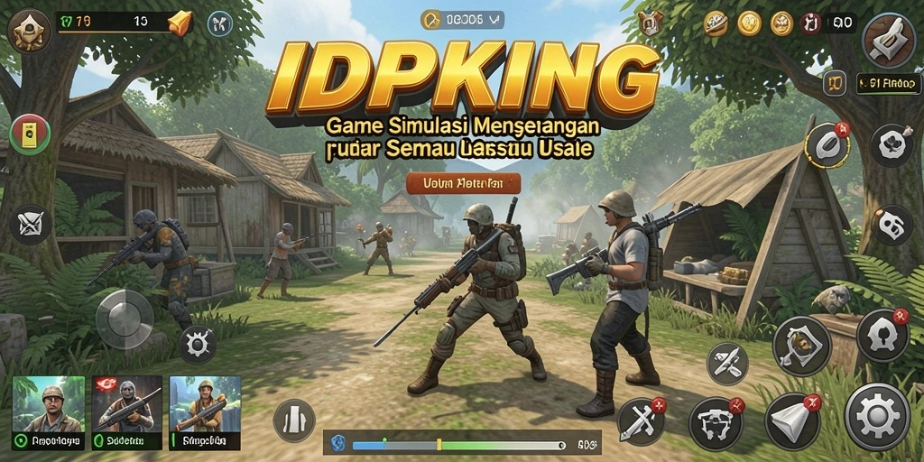Tampilan gameplay <strong>IDPKING</strong> yang menarik dan penuh warna.