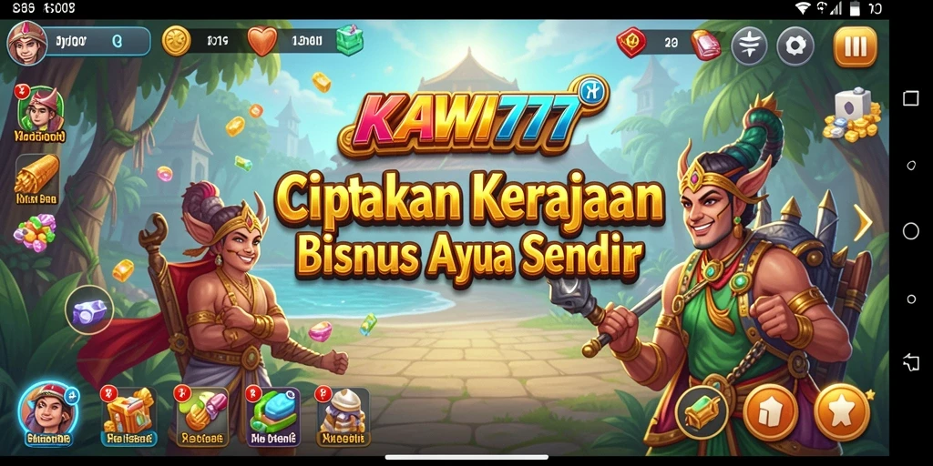 Tampilan gameplay KAWI777 yang menarik dan strategis.