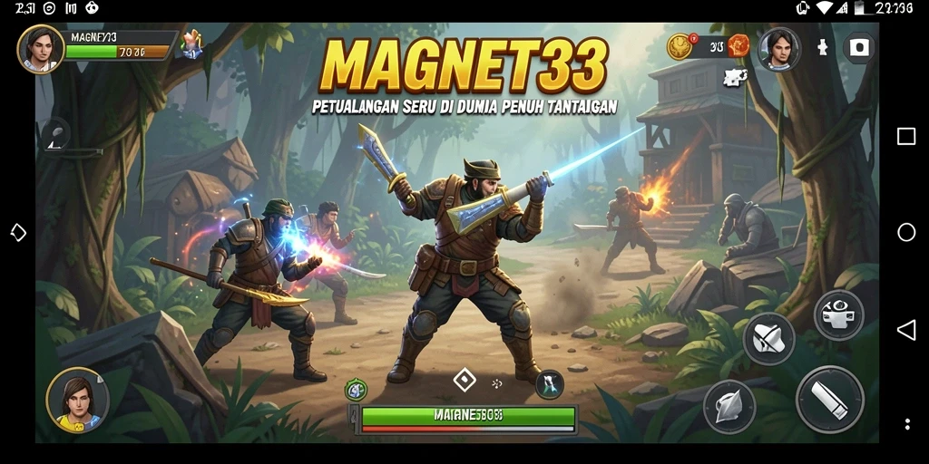 Tampilan gameplay MAGNET33 yang mendebarkan dan penuh aksi.