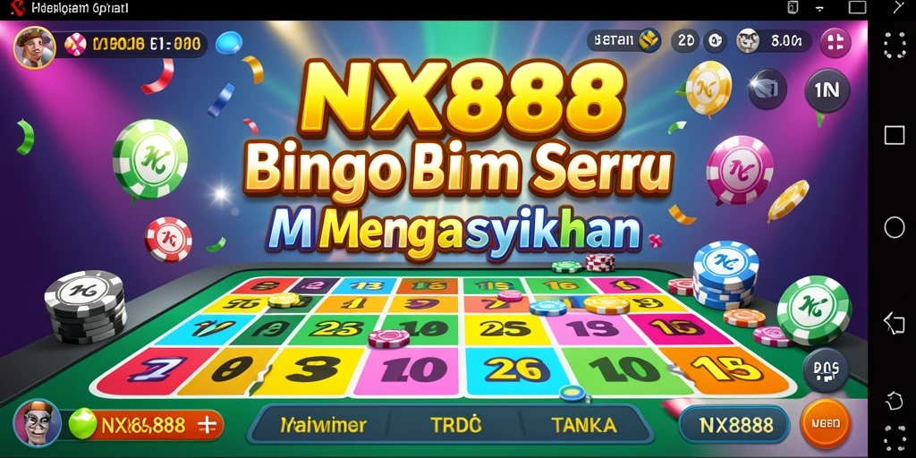 Tampilan gameplay Bingo yang menarik di NX888.