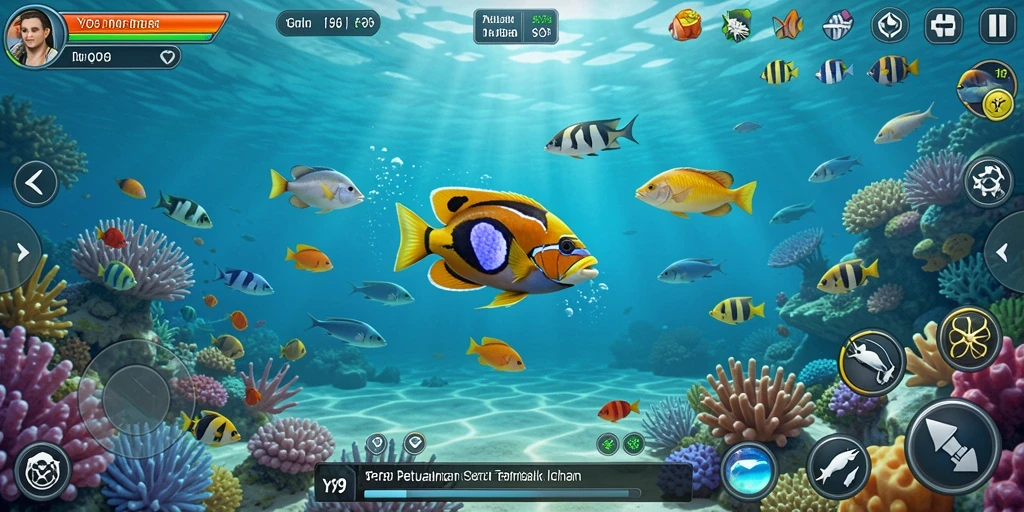 Screenshot Y89 menampilkan aksi tembak ikan yang seru dan menegangkan.