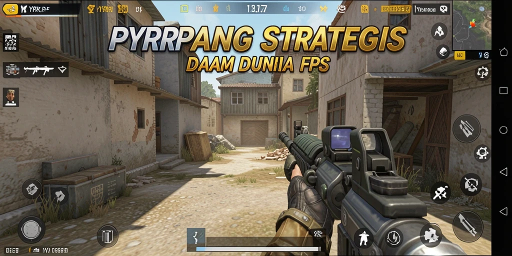 Screenshot gameplay YYRR dengan aksi tembak menembak yang mendebarkan.
